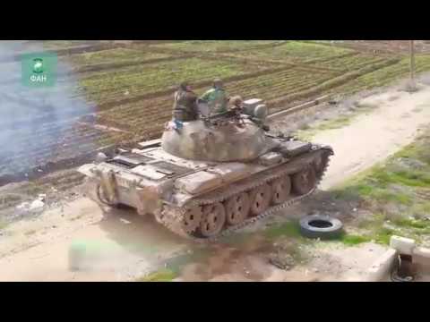 Video footage of Syrian Army battling HTS in eastern Idlib