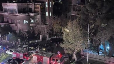 A bomb exploded by a young man in the Shaalan area of Damascus 4/4/2024