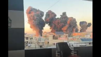 Videos show the moment when Israel carries out heavy strikes on Beirut