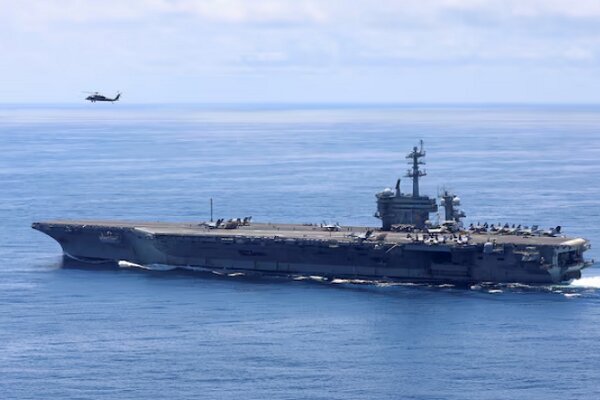 US aircraft carrier